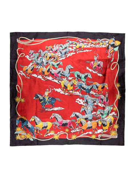 Hermès Les Mustangs Silk Scarf w/ Tags 